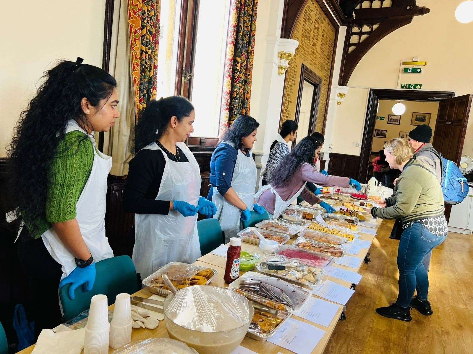 Newbury Malayalee Cultural Association coffee morning for Oxfam and Disaster Emergency Committee in aid of earthquake victims in Turkey and Syria Picture: NMCA
