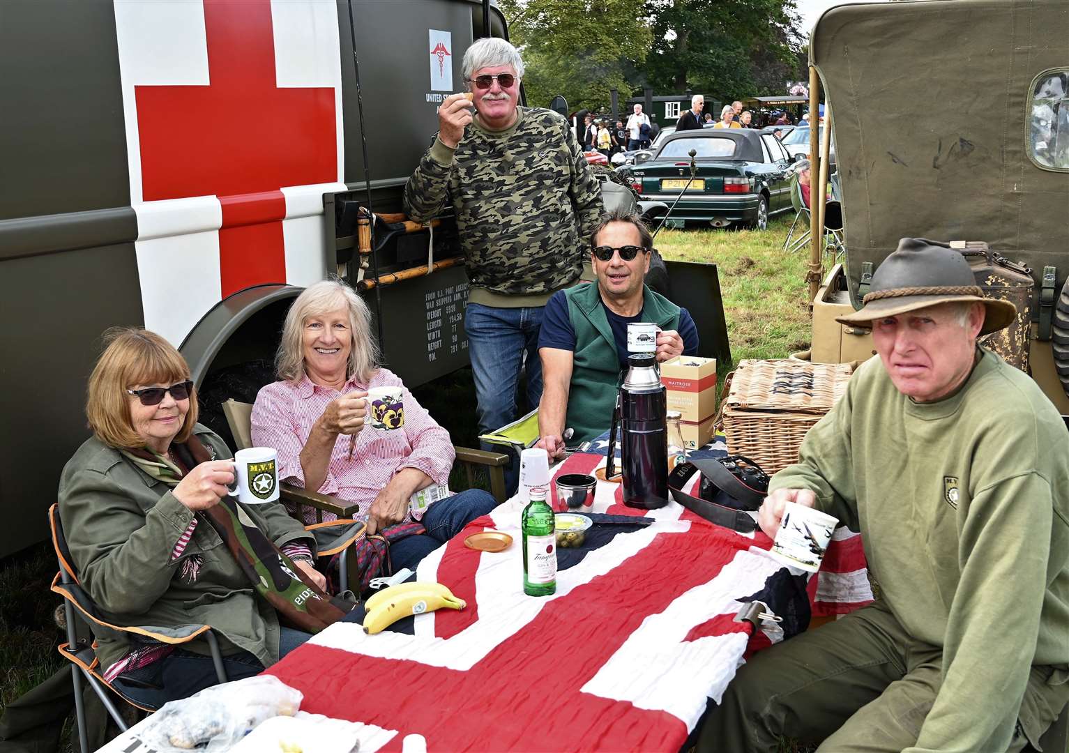 Sheila and Rex Ward, Marion Venners, Richard Stimpson and Ferdie Slatter.