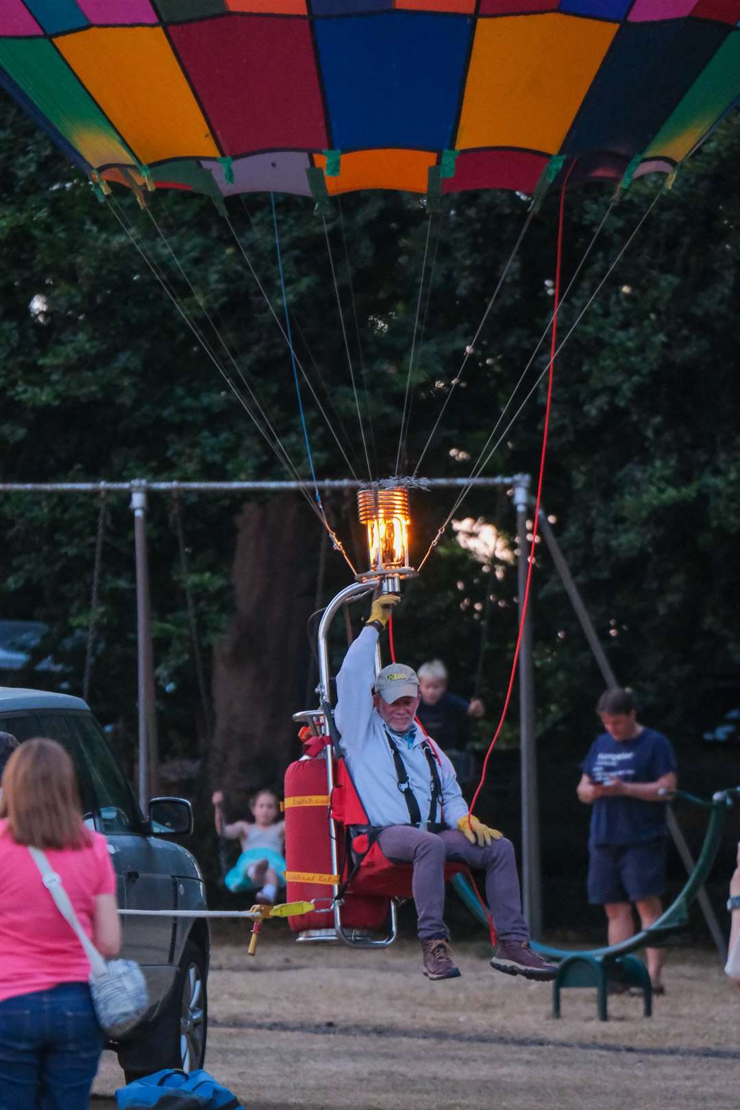 Streatley Recreation Ground - Hot air balloons