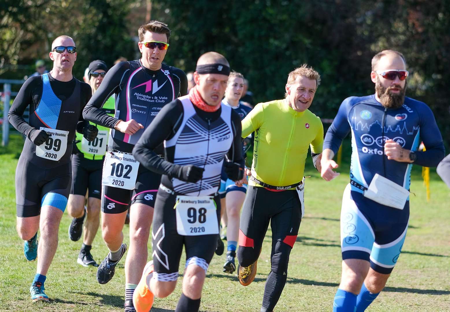 Working hard on the run