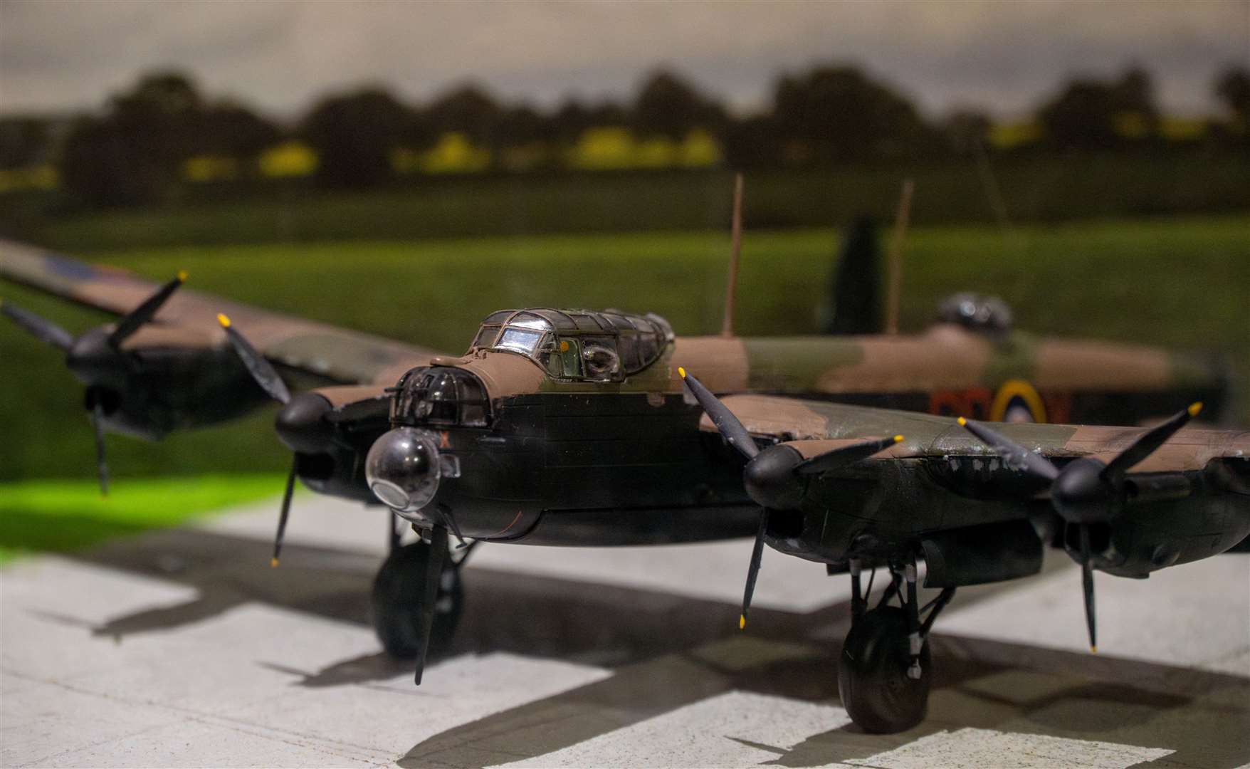 Model Lancaster bomber. Credit: USAF Staff Sgt Jessica Avallone
