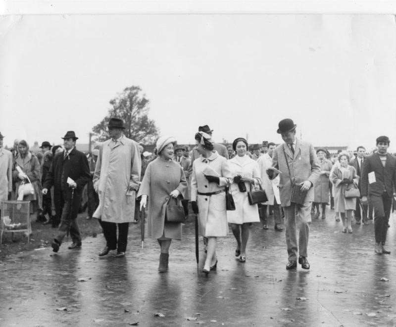 The Queen at Newbury Racecourse