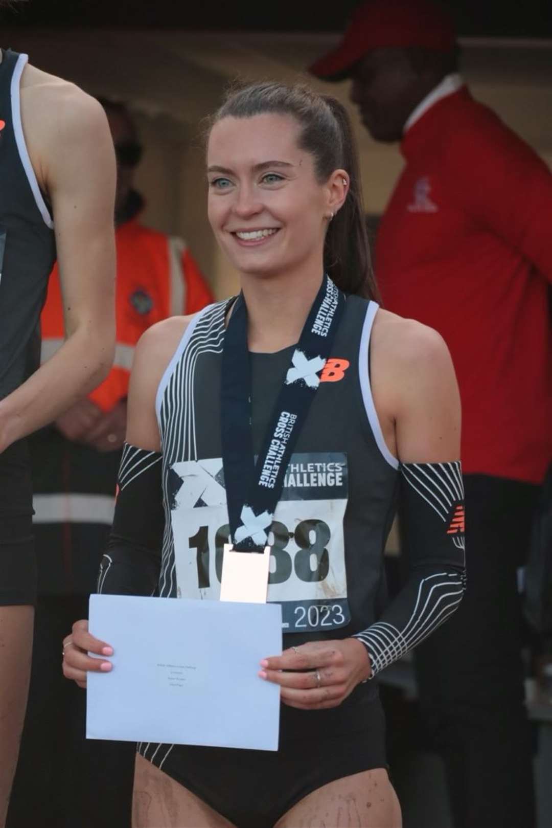 Newbury Athletic Club’s Izzy Fry is all smiles after qualifying in Liverpool