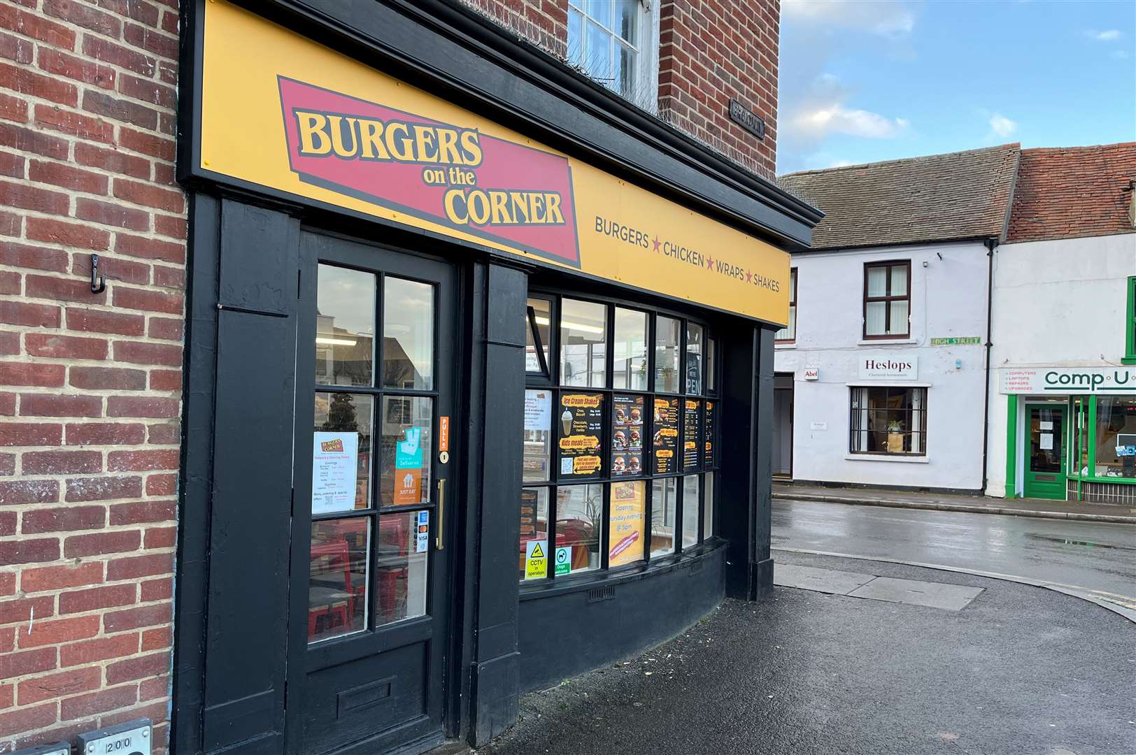 Burgers on the Corner, previously Surf 'n' Turf, in Thatcham Broadway