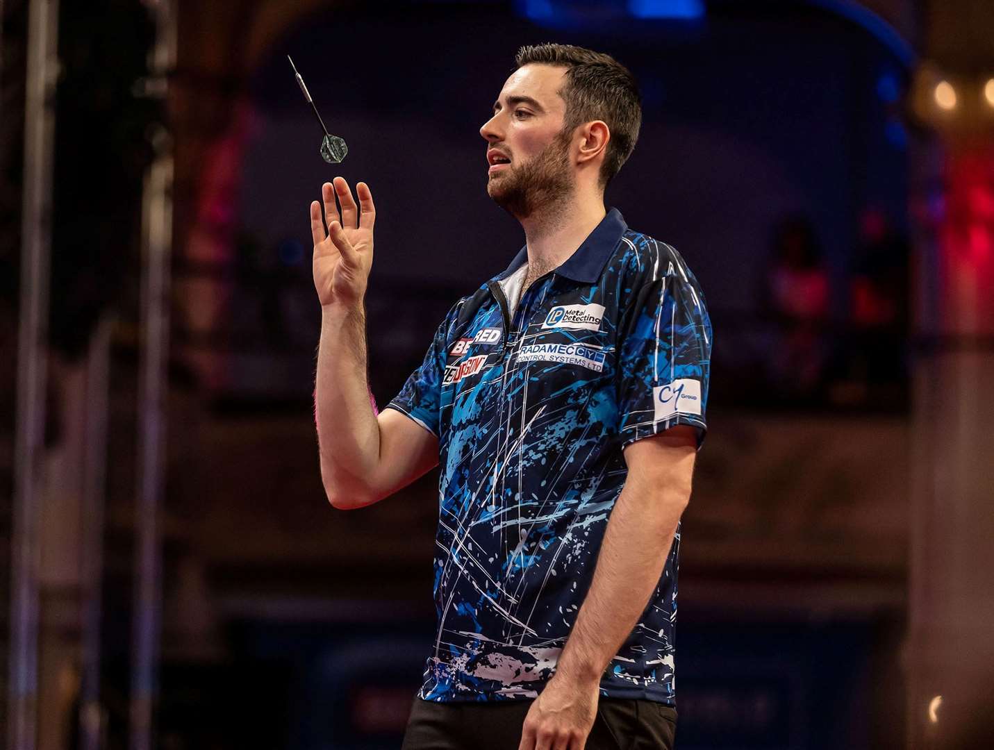 Luke Humphries impressed again as he reached the semi-final of the World Matchplay in Blackpool. Picture by Taylor Lanning/PDC