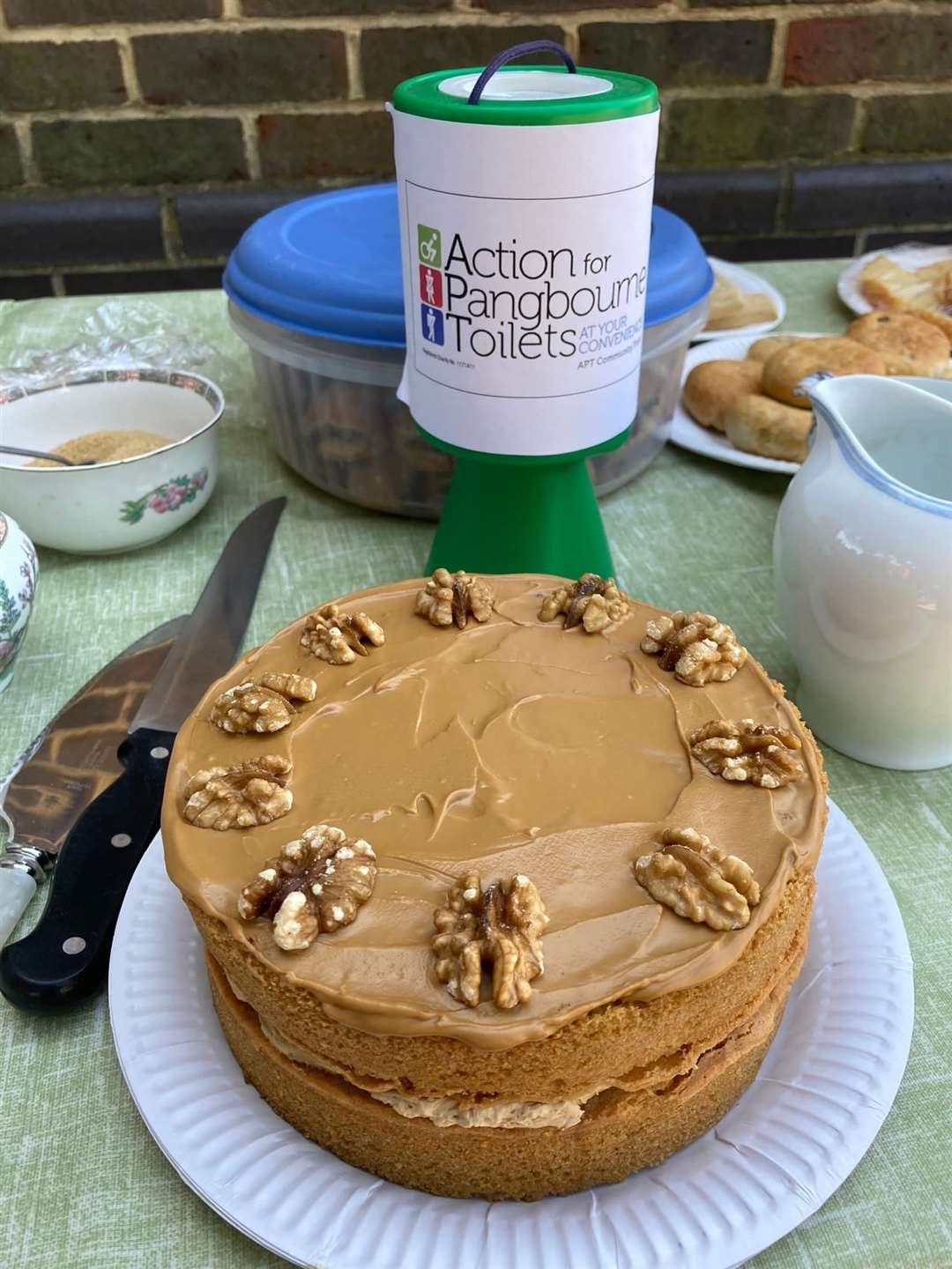 Action for Pangbourne Toilets Charitable Trust had a cake stall to celebrate the opening