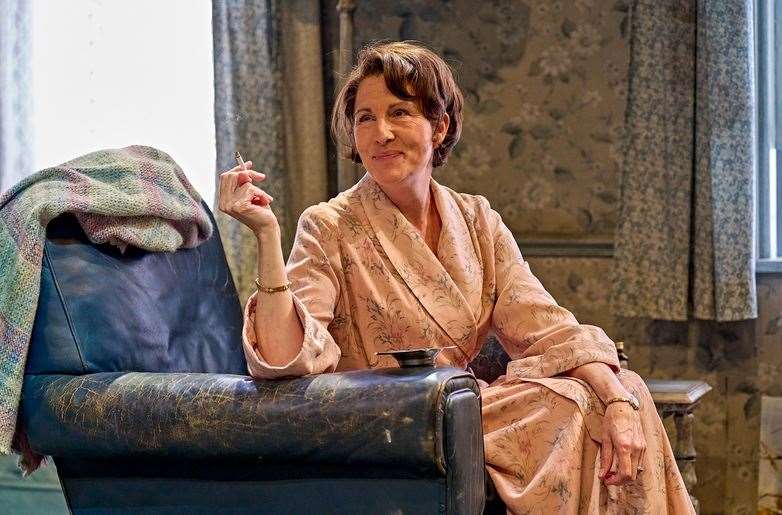 Friday Night Dinner’s Tamsin Greig will continue her role in the Deep Blue Sea as it comes to London. Picture: Manuel Harlan