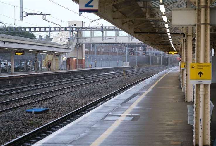 Commuters at Newbury railway station saw their trains cancelled at the last minute during this morning’s rush hour