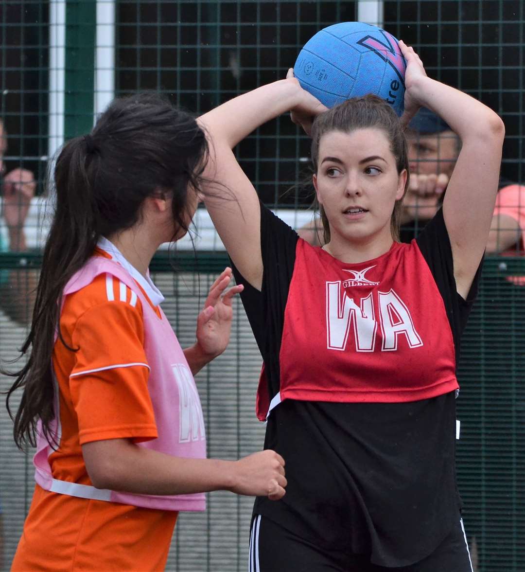 The charity netball matches at Kennet School raised money for West Berkshire Homeless and the DEC Ukraine Appeal