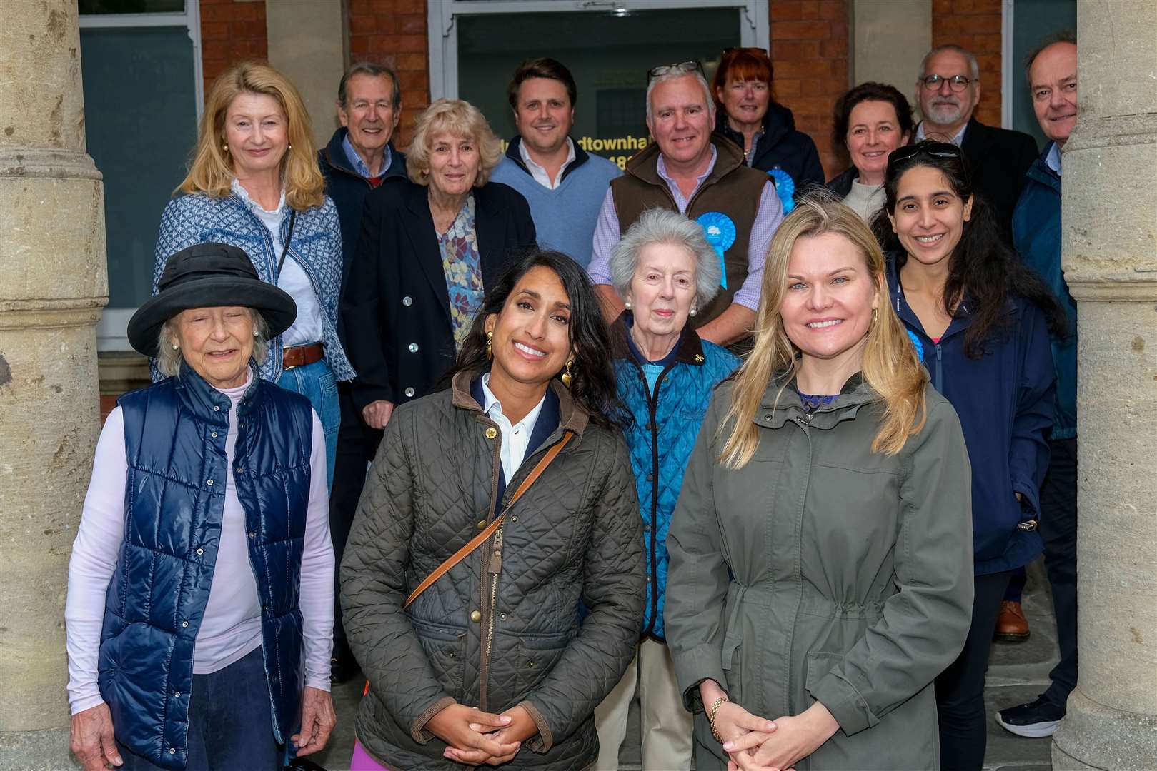 Claire Coutinho visits Hungerford with Laura Farris