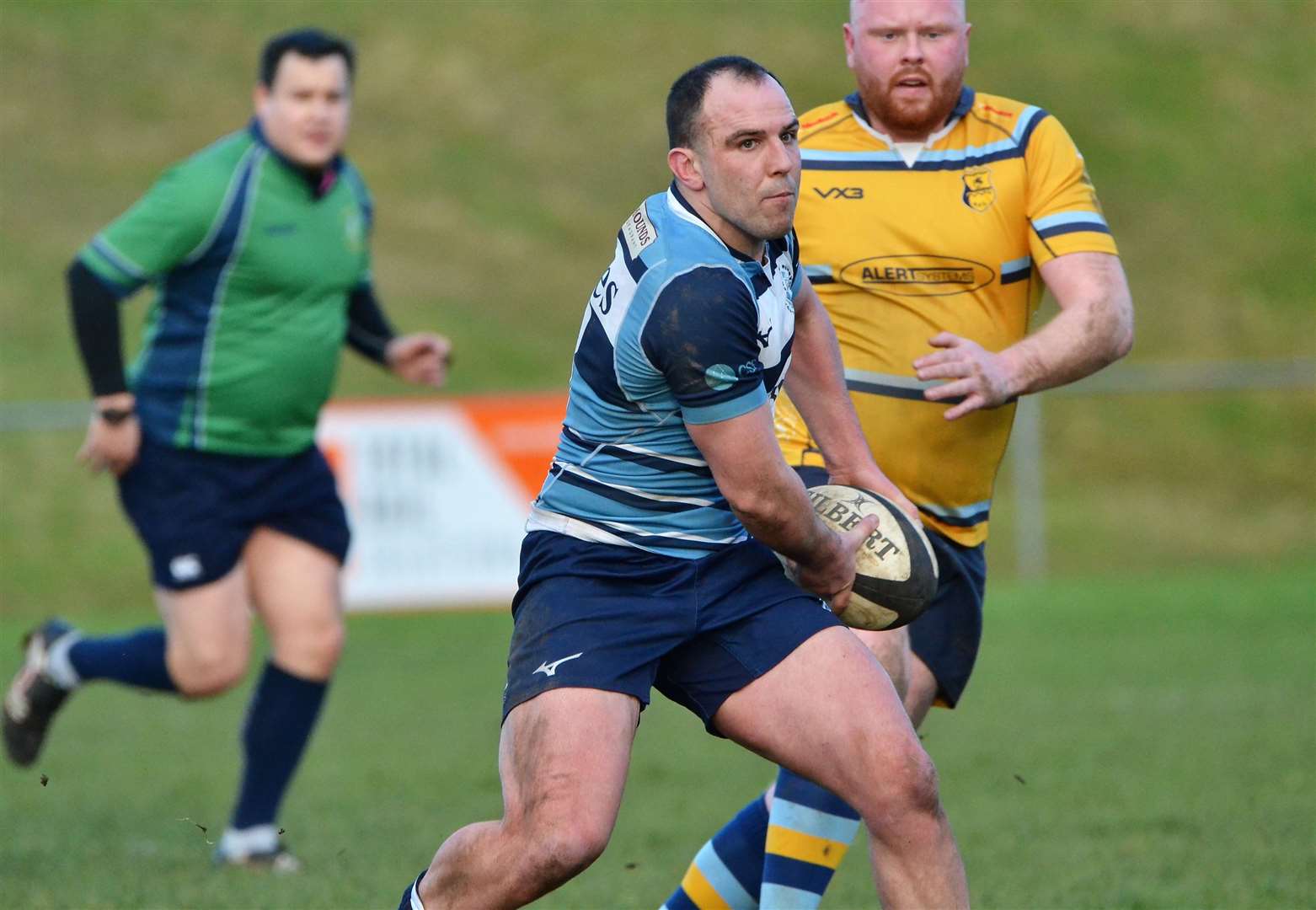 Blues skipper and talisman Dan Thorne