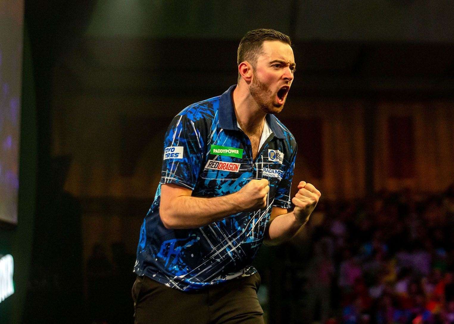 Luke Humphries - the PDC World Darts champion