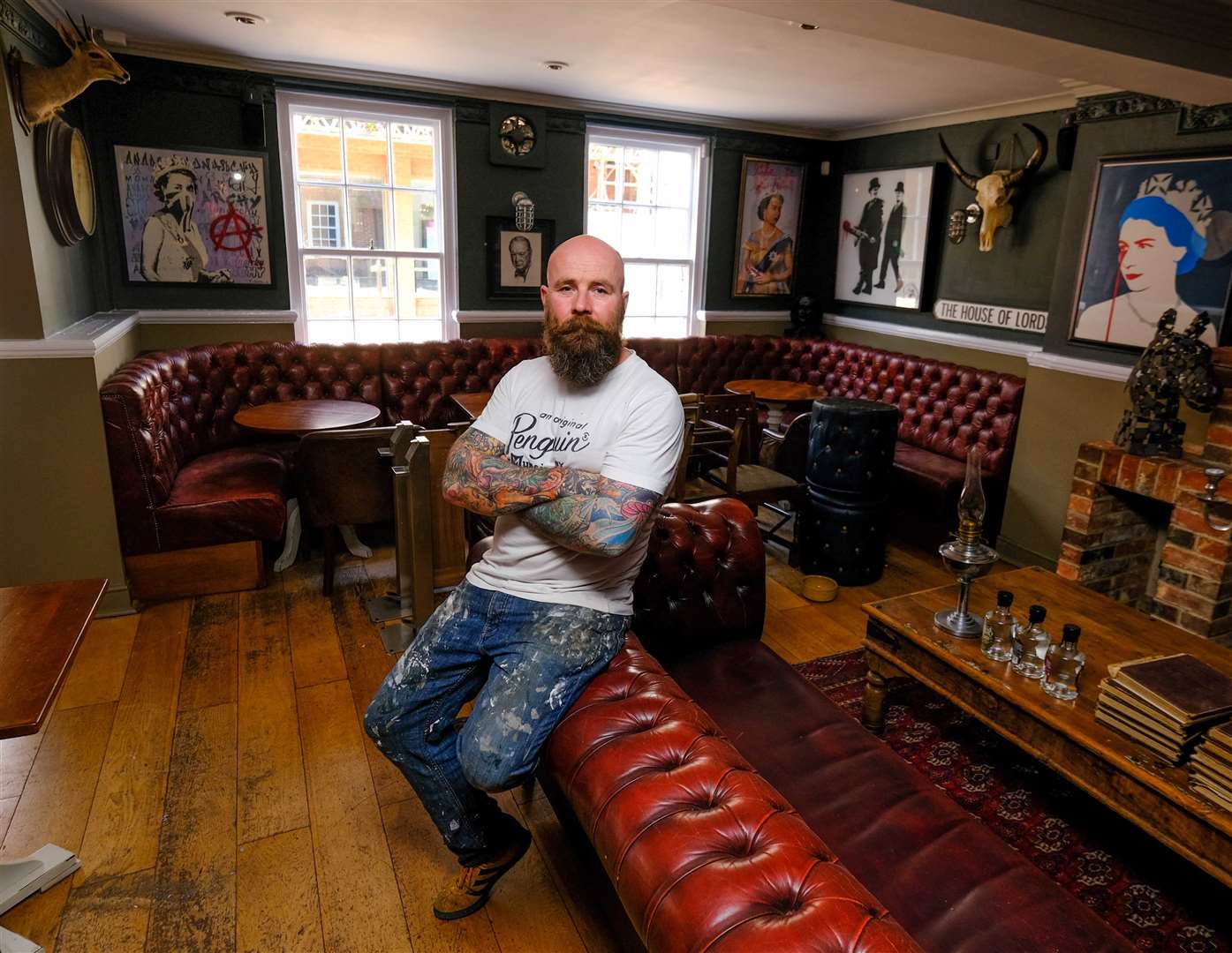 Peter Lumber in The Newbury pub