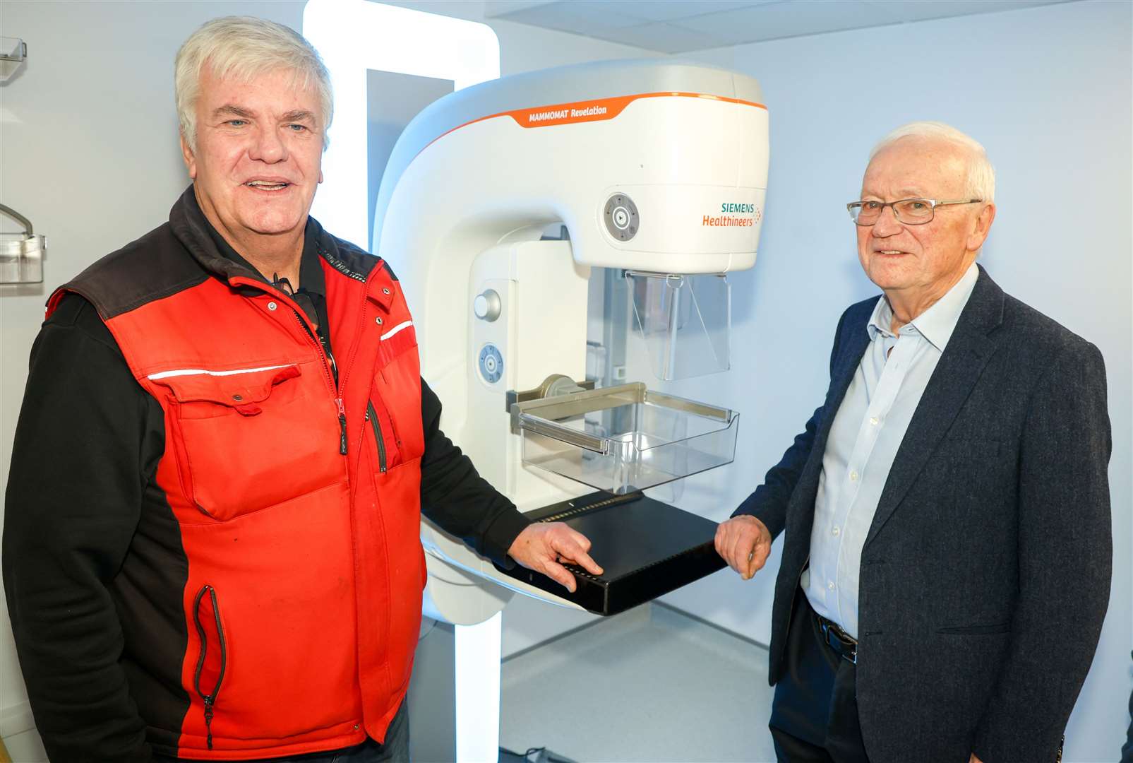Richard Alston and Rob Tayton inside the new Alston Imaging Suite