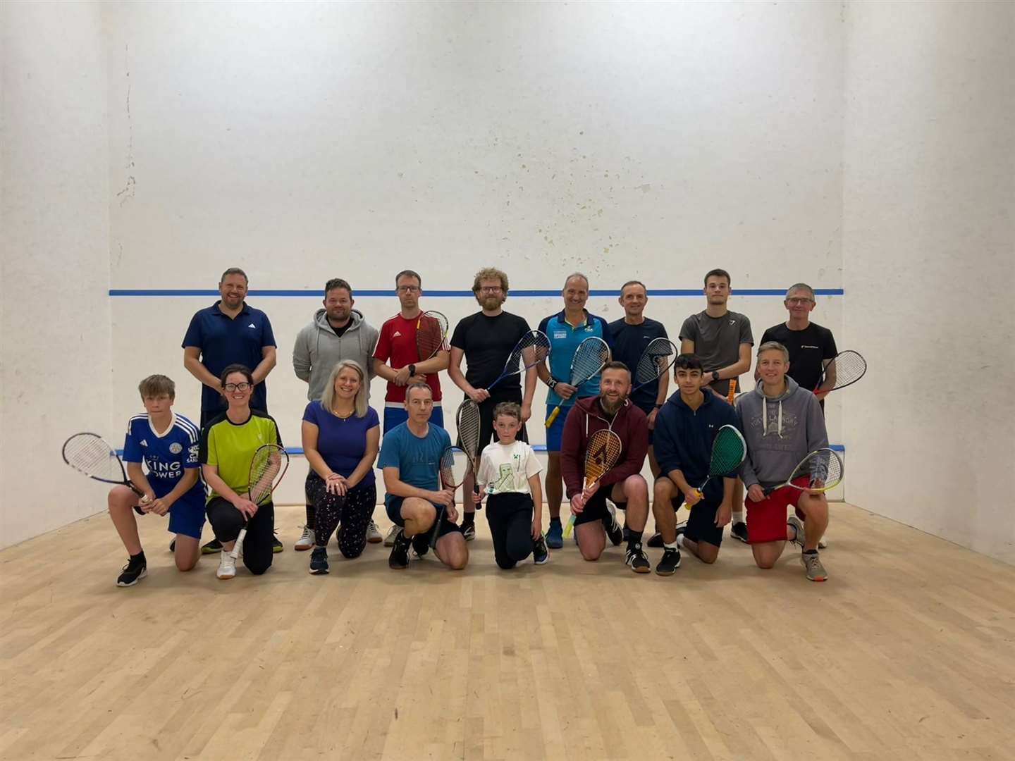 Scenes from a recent meeting of the Newbury squash league - Picture: Eloise Kadzidlo