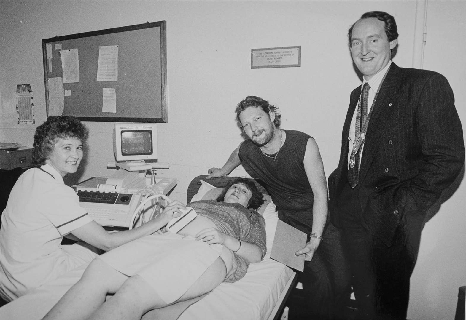 Maternity ward Sandleford Hospital 1991