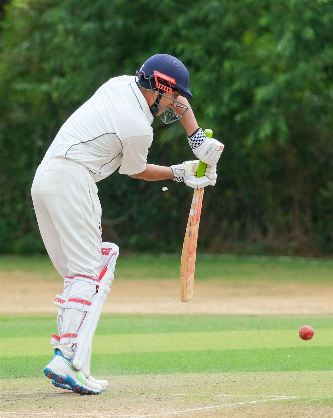 Bhupendra Shekhawat was out for 10 as Newbury made a slow start
