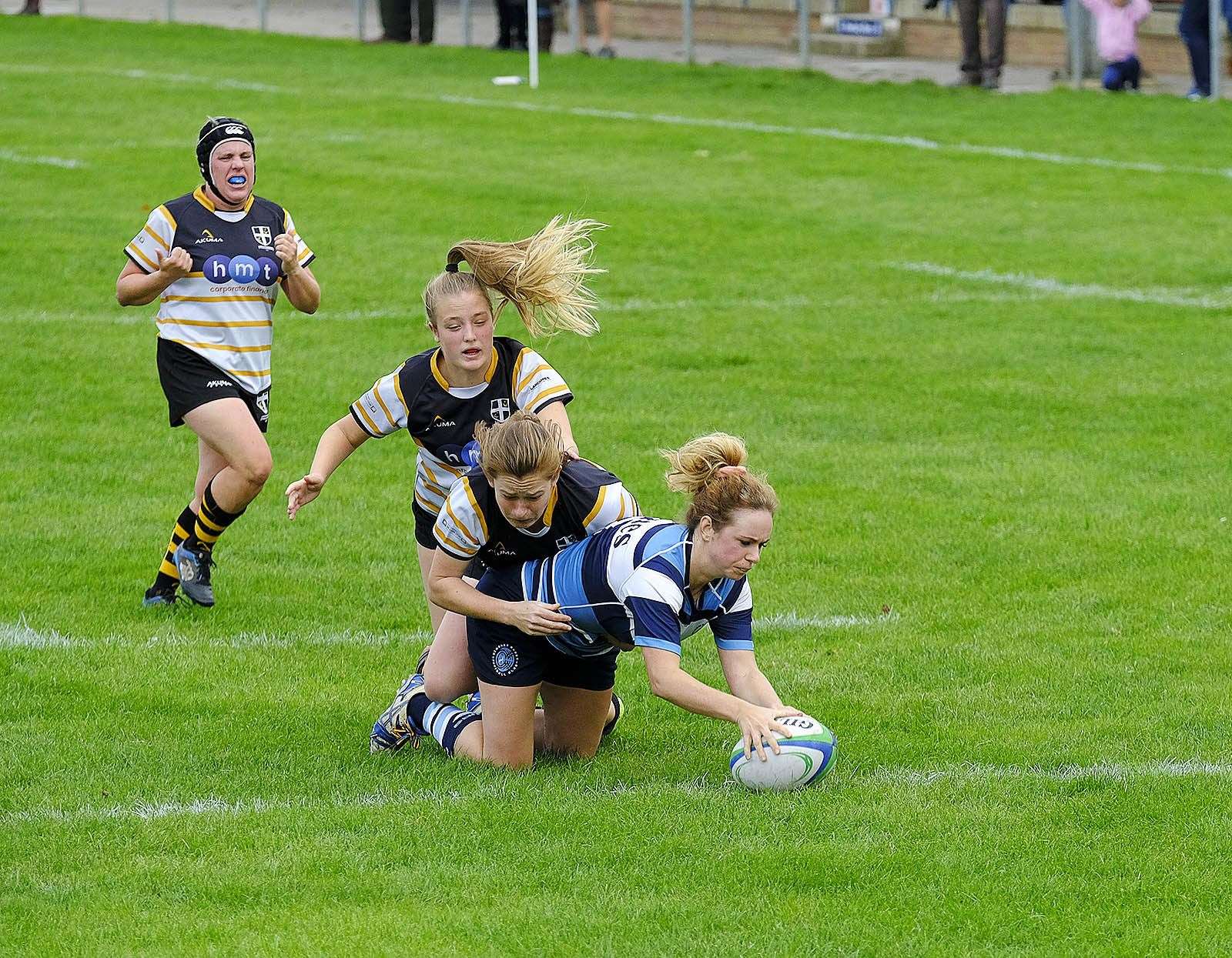 Newbury touch down for a try
