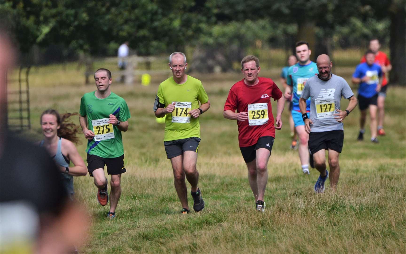 The race kicks off.