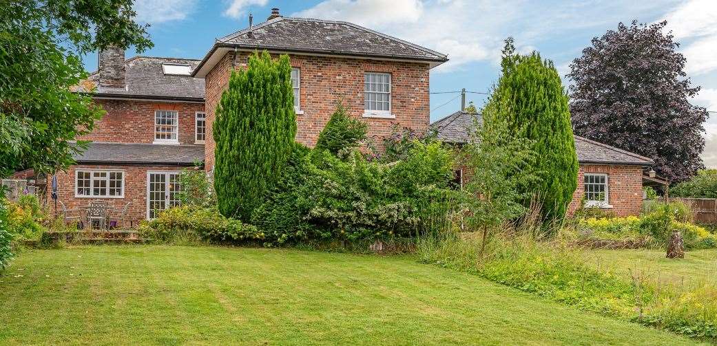 The six-bed home in Inkpen boasts 112 acres of space, plus outbuildings