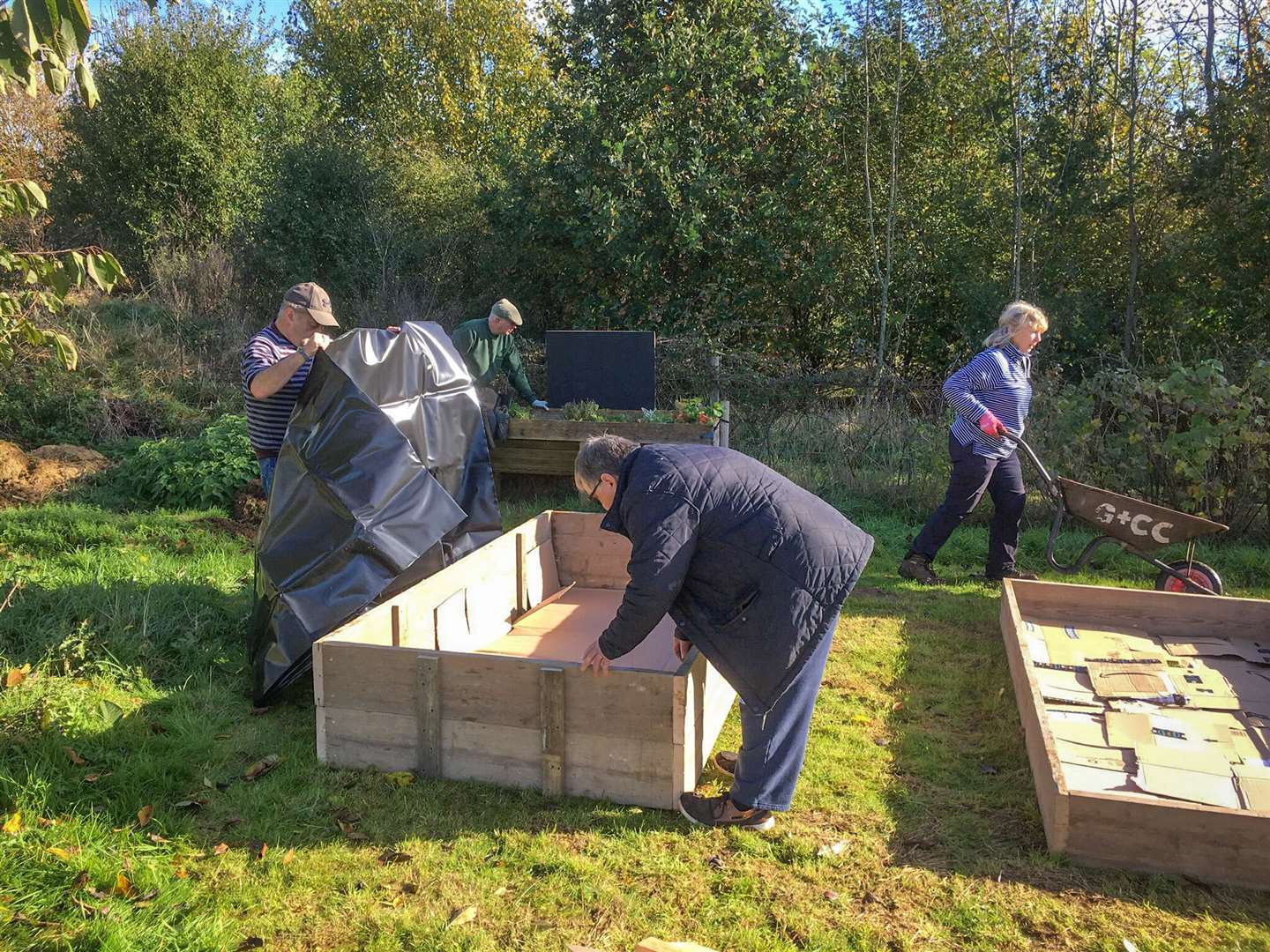 The flowerbeds are host to a variety of flowers and herbs. Picture by: BBOWT. (54118239)