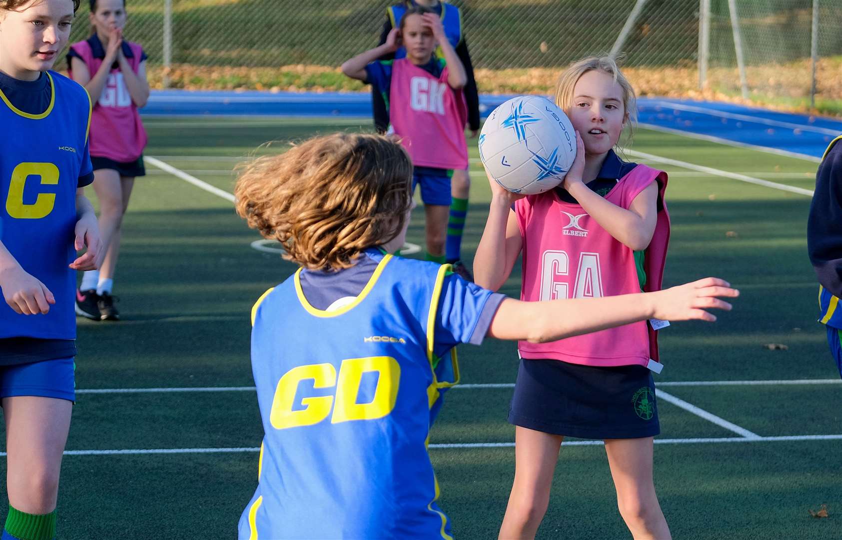 Thorngrove School welcomed over 100 pupils from local primary schools to take part in its under-11 netball festival