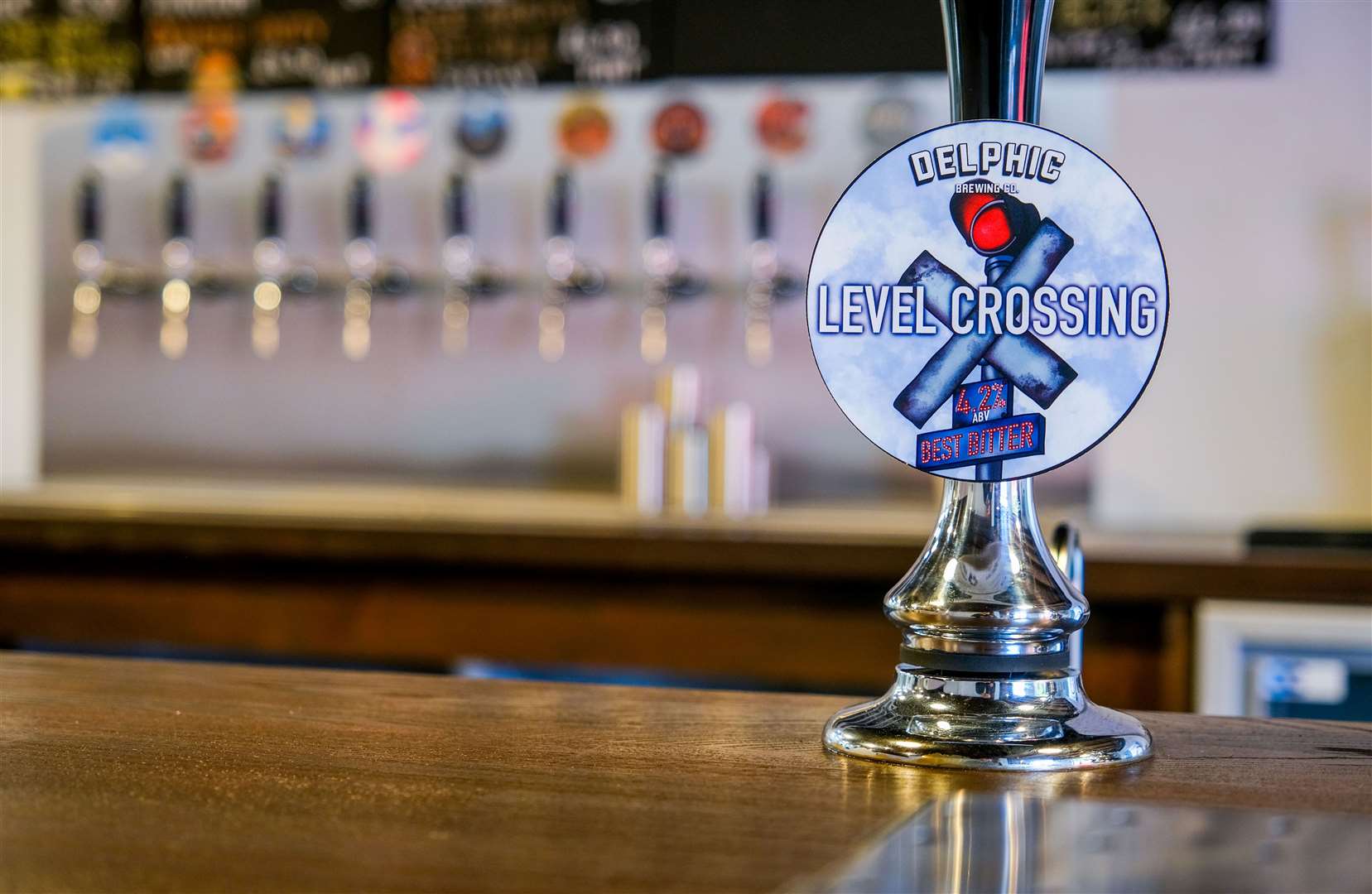 One of Delphic’s handcrafted brews, inspired by Thatcham’s notorious level crossing