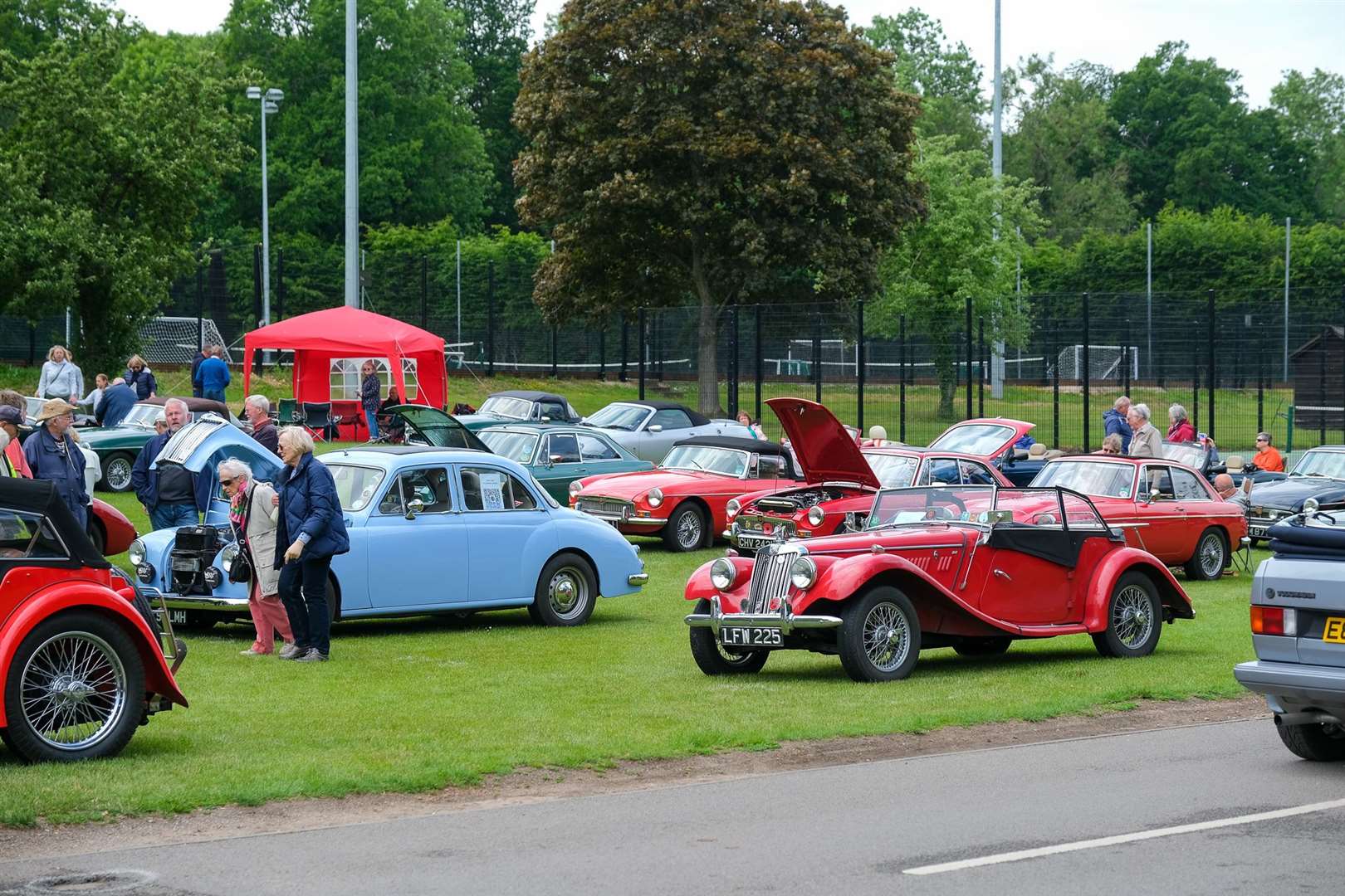 Pictures from the Pangbourne College Classic Car Show