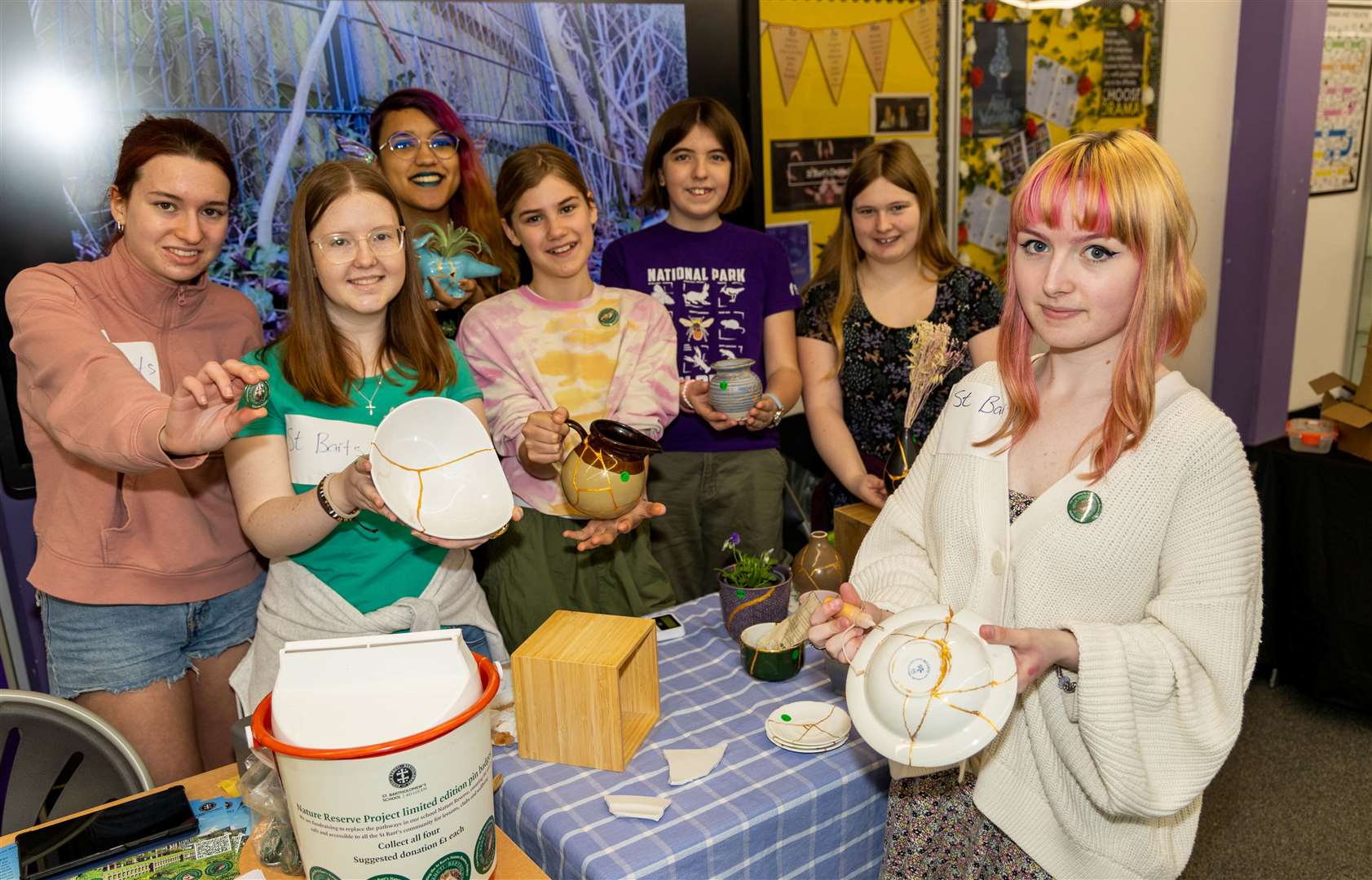 A number of St Bart’s pupils ran a stall at the event