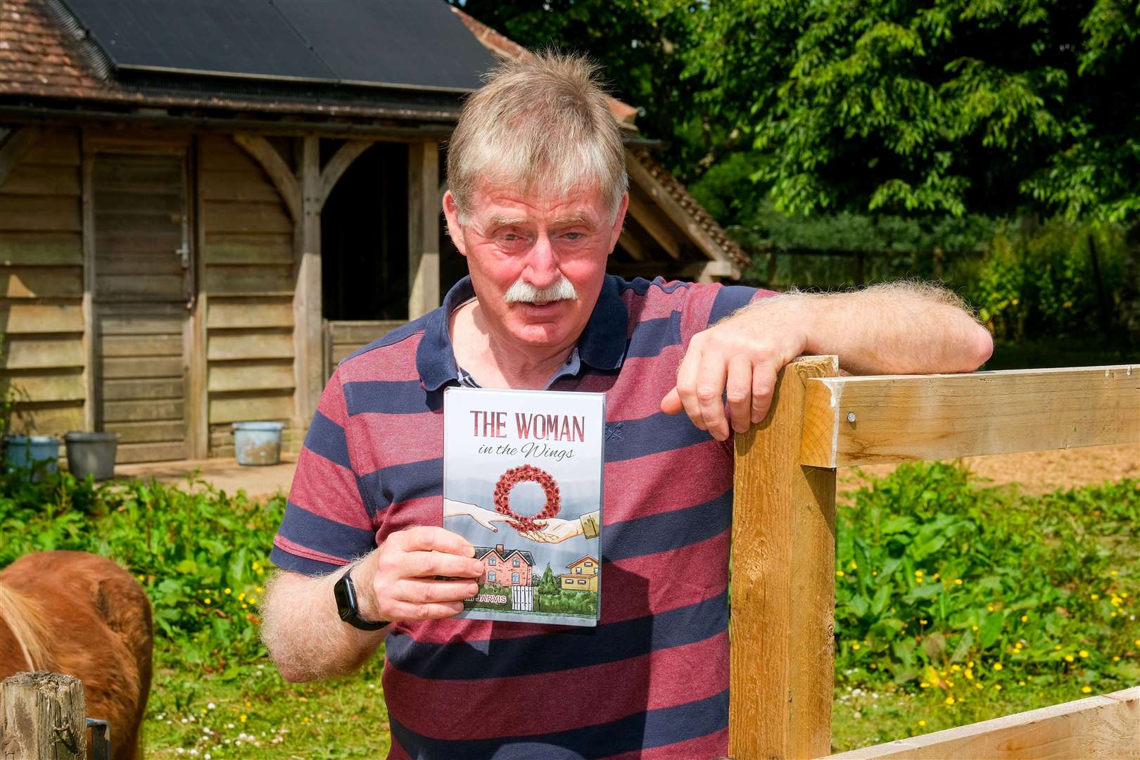 Tim Jarvis with his new book The Woman in the Wings