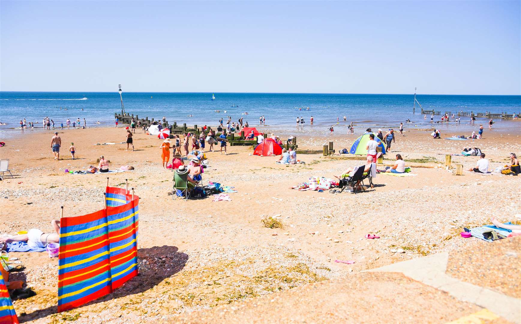 People are being asked to be extra careful in the sun with forecast temperatures in the high twenties and low thirties.