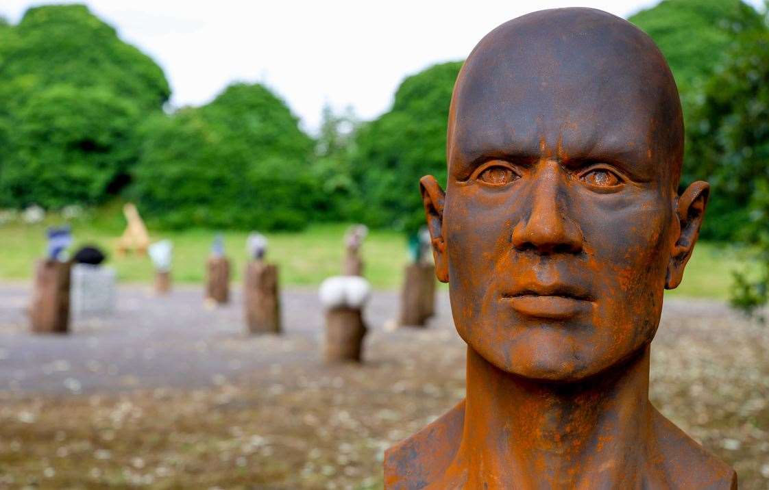 Altered States Sculpture Exhibition at Shaw House Crispin Foy - Sentinel