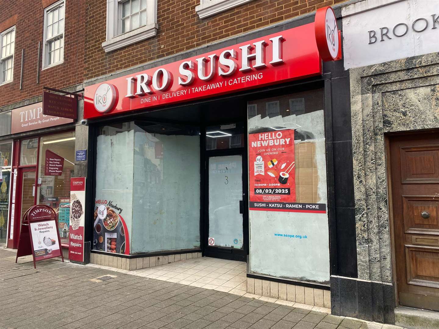 Iro Sushi will open at 3 Brook House in 60-62 Northbrook Street in Newbury on Saturday, February 8