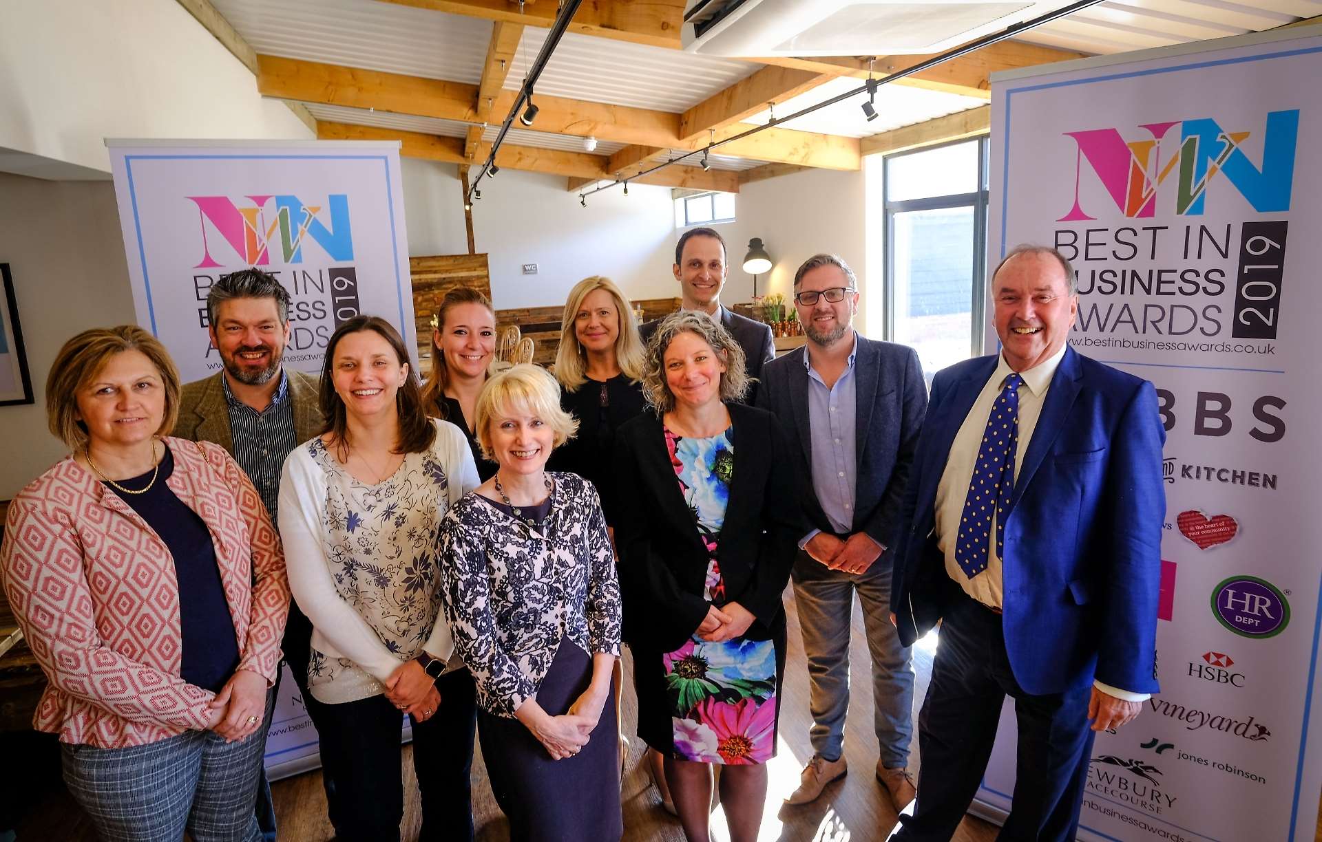 Category sponsors gather for the launch of this year's Best in Business Awards