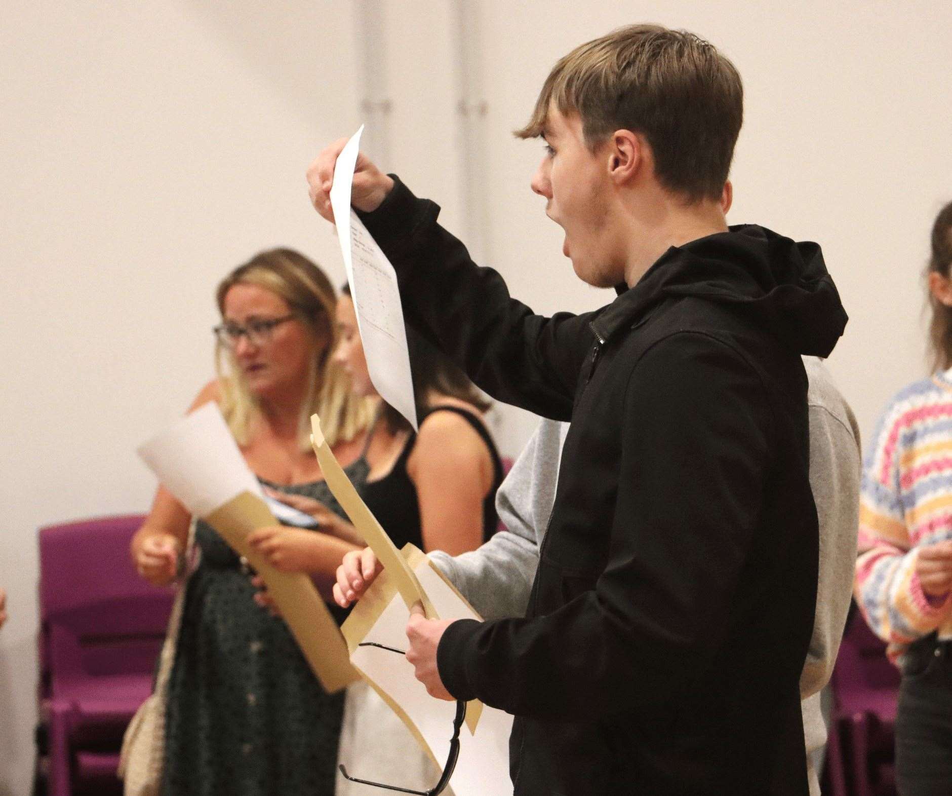 There were surprises for some students at Little Heath School