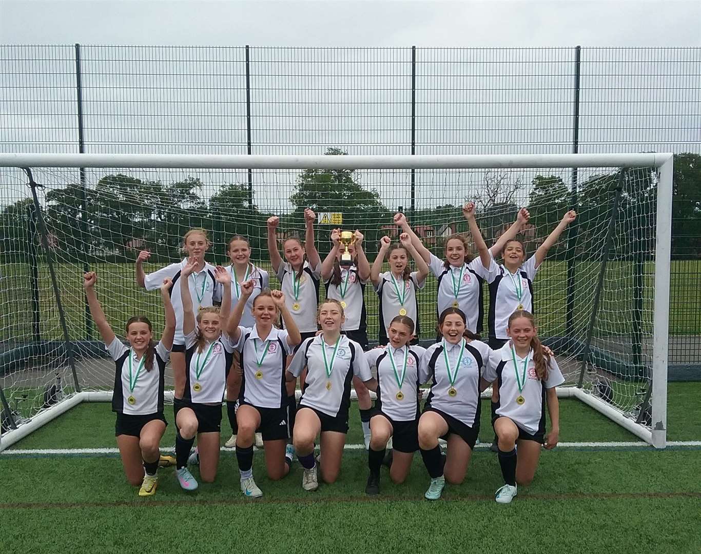St Bart's U13 girls made history