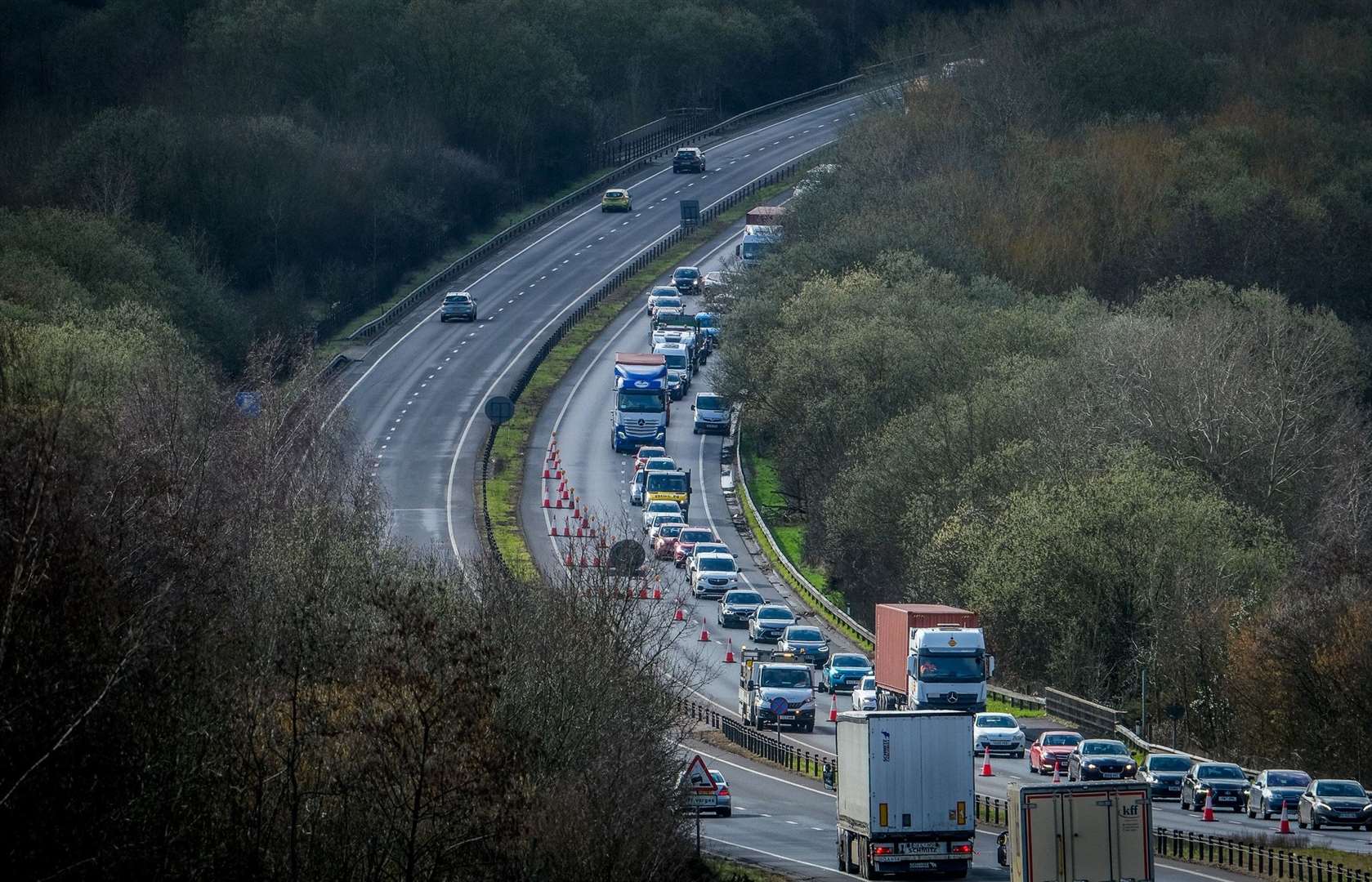A vehicle has broken down on the A34 northbound