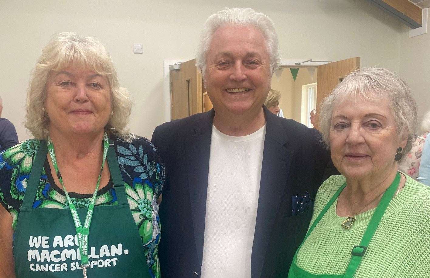 Keren Carolan, David Emanuel and Erica Tipton BEM