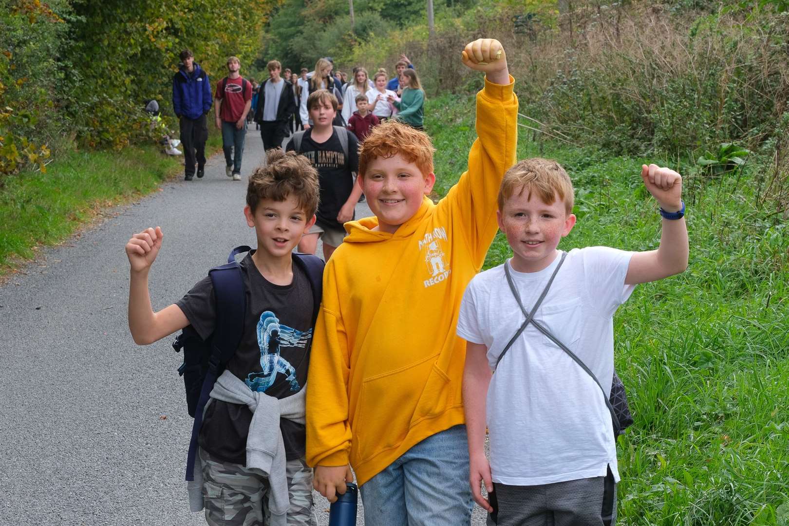 The Downs School charity walk.