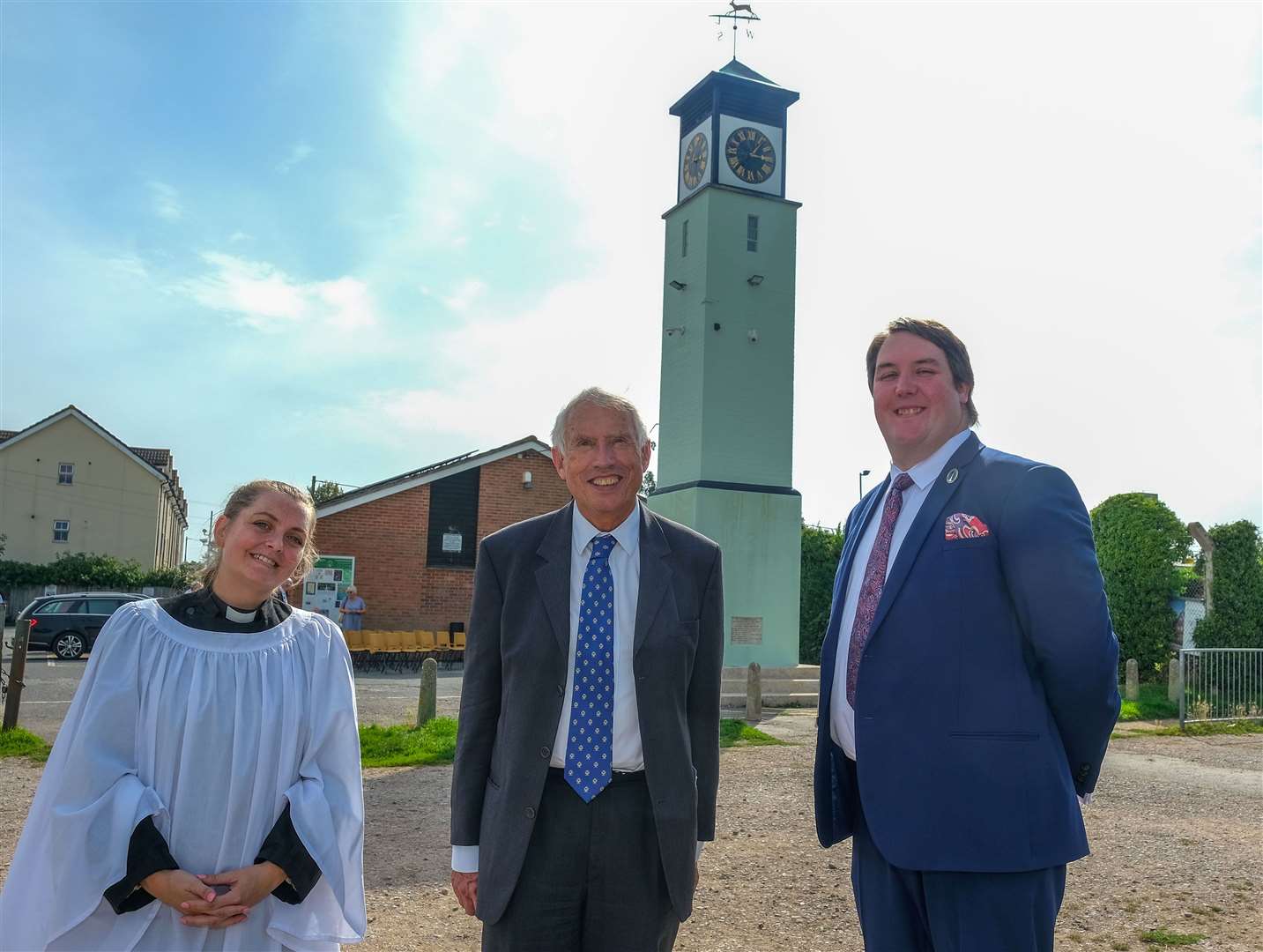 Thatcham Memorial Clock Tower ceremony