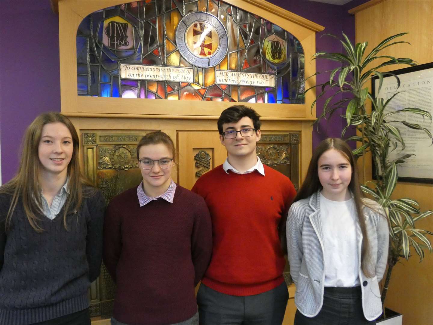 From left to right: Georgia Humphreys, Abbie Holland, Quin Humphrey and Maisie Dixon (62569467)