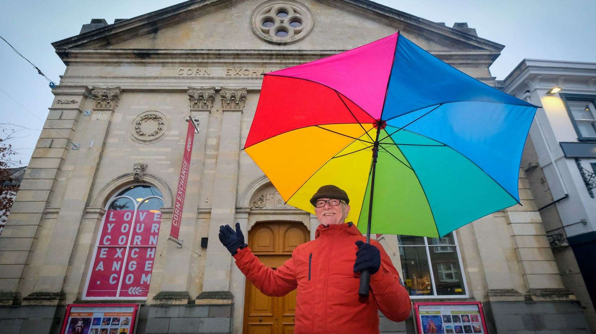 Director of Volunteer Centre West Berkshire Garry Poulson outside Newbury Corn Exchange