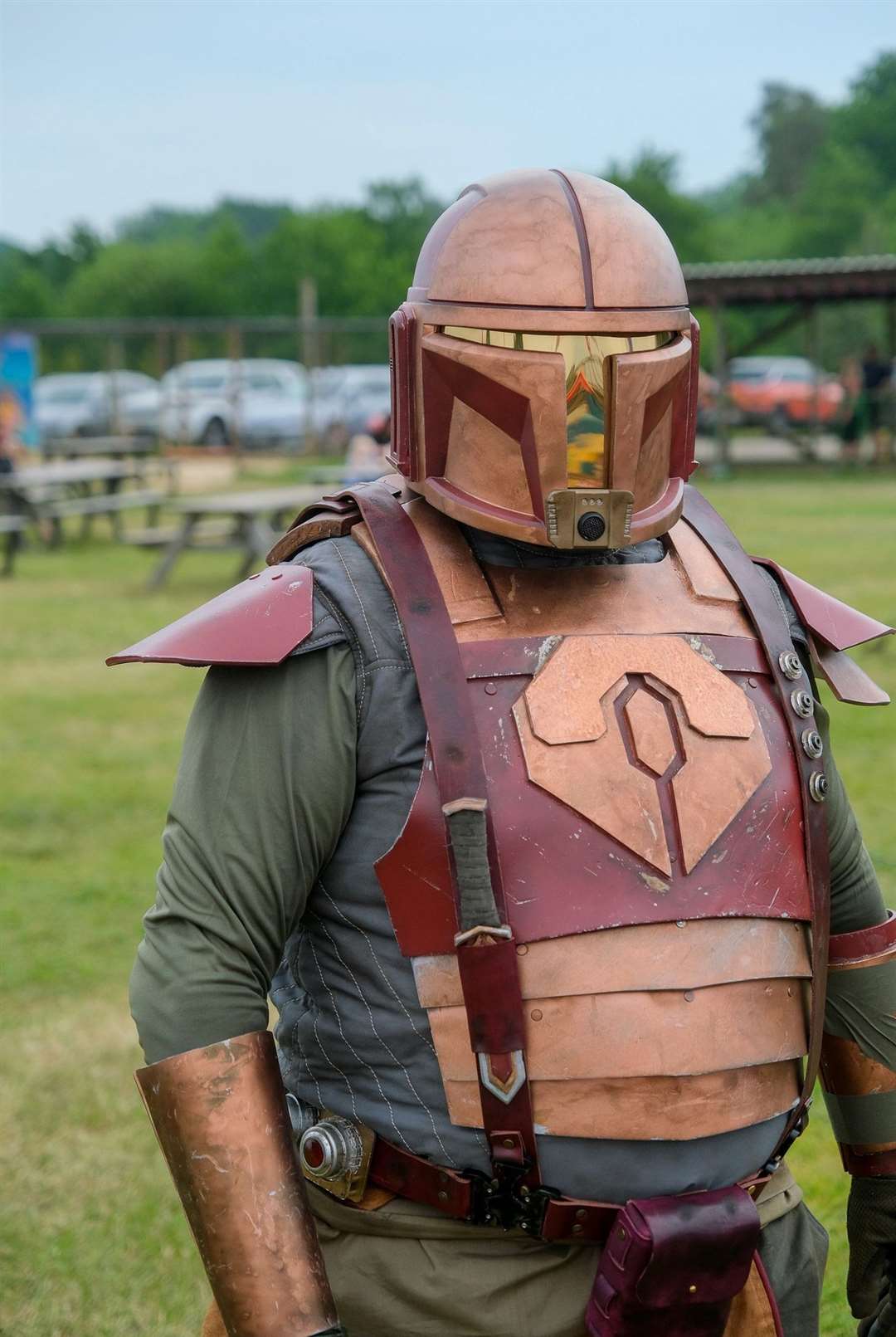 Several different Star Wars cosplaying groups took part in the event