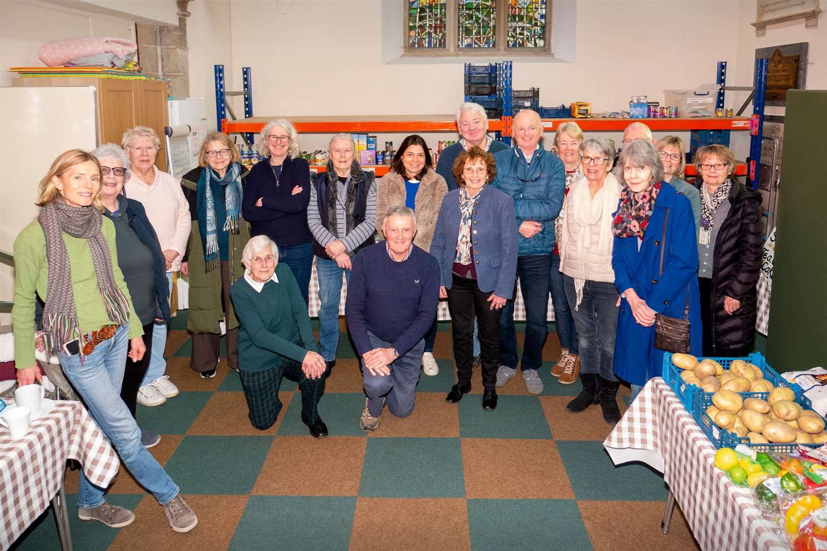 The Kingsclere Community Larder team, credit: Gareth Martin