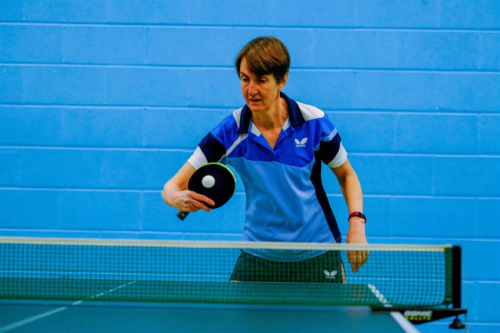 Sue Purton in action