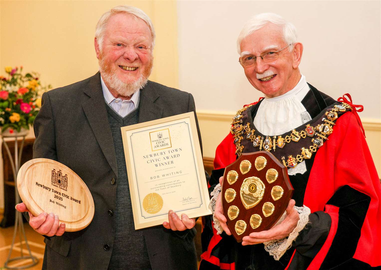 Newbury Civic Award Bob Whiting