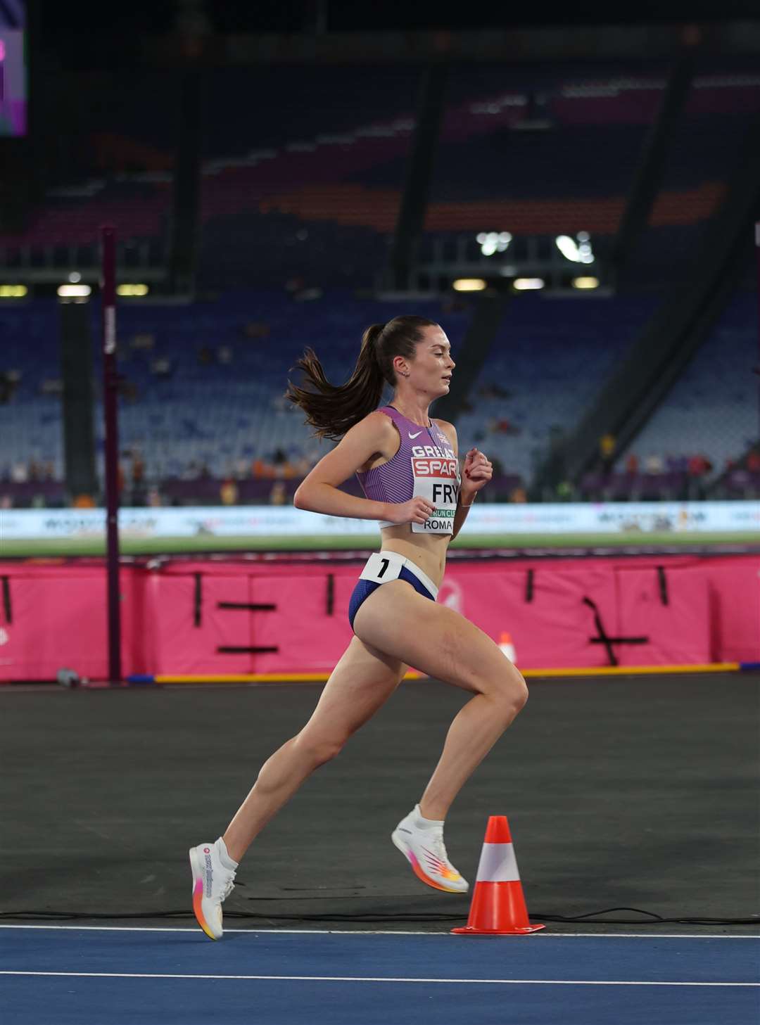 Izzy Fry at the 2024 European Athletics Championships in Rome (Photo: James Rhodes - @jrhodesathletics - instagram)
