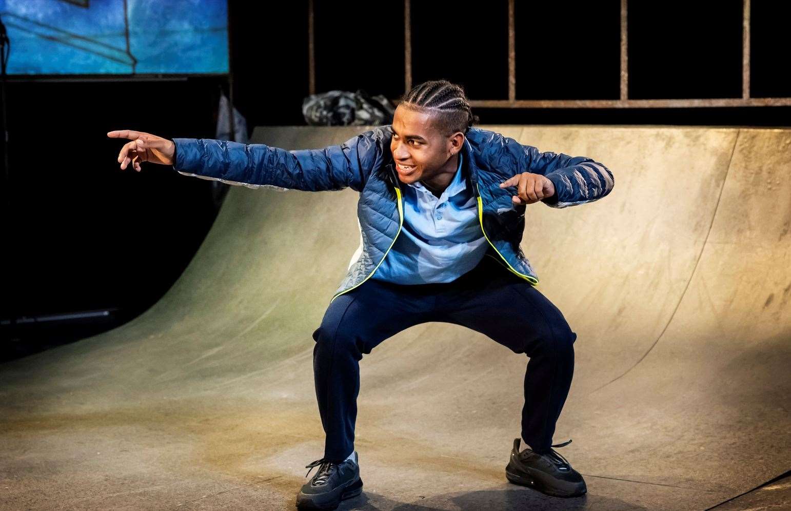 Kiran Raywilliams as David in Run Rebel - photo by Pamela Raith