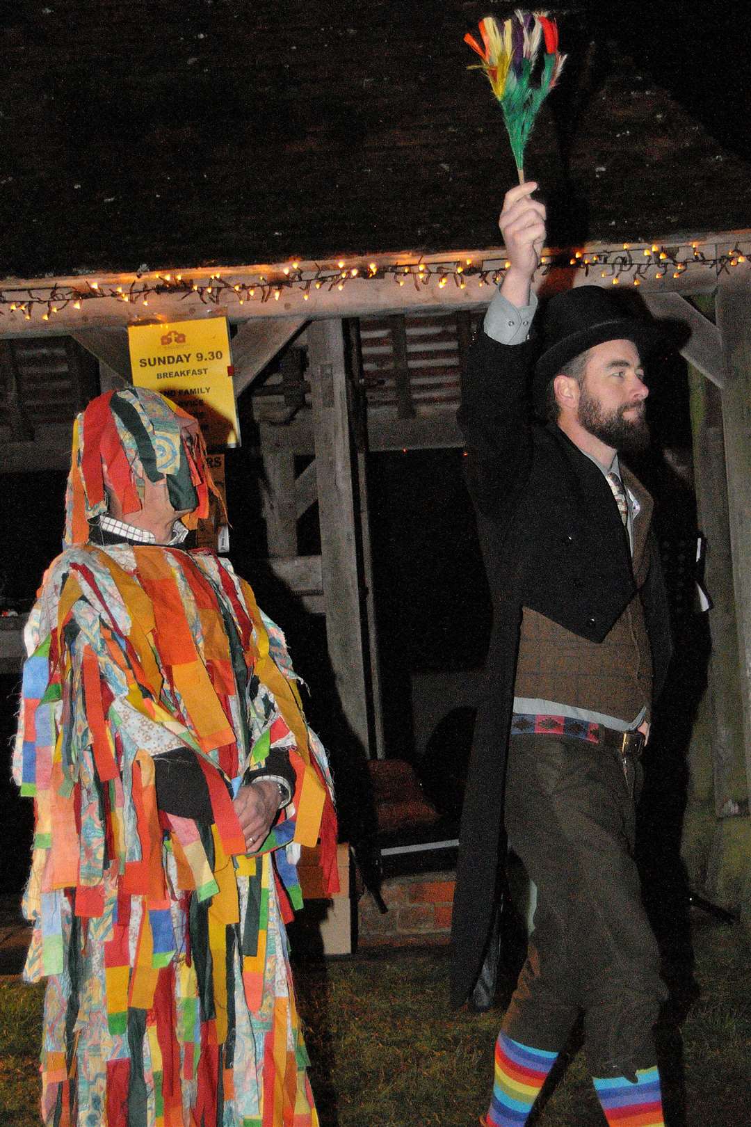 Aldworth Mummers at The Bell 24 Pic: Geoff Fletcher