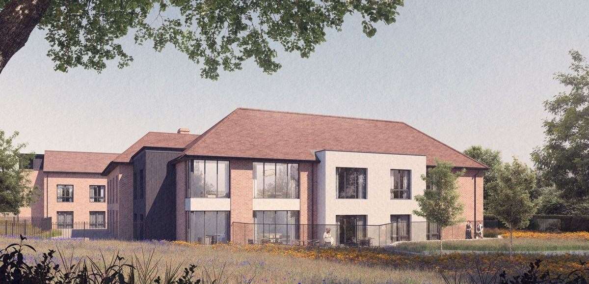 Conceptual art of the retirement home. (49626986)